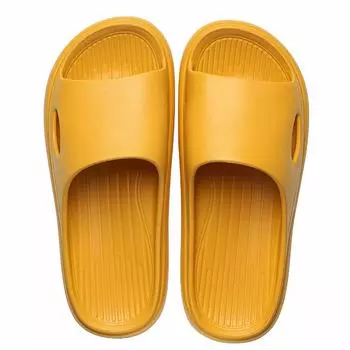 Летние тапочки для мужчин женщин Летние мягкие домашние тапочки с нескользящей подошвой Удобные домашние шлепанцы Плоские сандалии Пляжные тапочки Парные шлепанцы 33-34