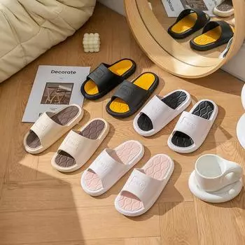 Летние тапочки для ванной комнаты, легкие, с мягкой подошвой 36 розовый