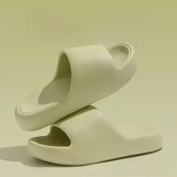 Летние тапочки из ЭВА: Женская верхняя одежда, толстая и мягкая подошва, дышащая, не имеющая запаха, сандалии унисекс Comfort 36-37 розовый