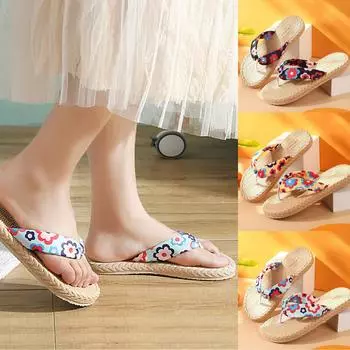 Летние тапочки на плоской подошве с открытым носком. Женская одежда. Пляжная обувь. Женская обувь. 39 чёрный