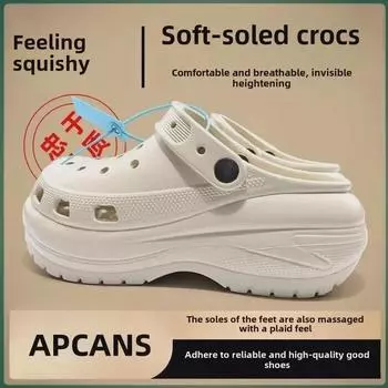 Летние тапочки-унисекс с закрытым носком Bailu: Удобные сандалии на толстой подошве для ношения на открытом воздухе 45 (also fits 44)