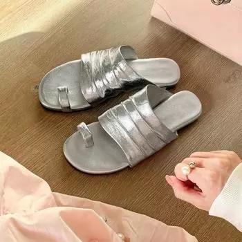 Летние тапочки, женская обувь, женские шлепанцы высокого качества, сандалии, женская обувь, новый модный дизайн, пляжные туфли на плоской подошве, женские тапочки 35 бежевый