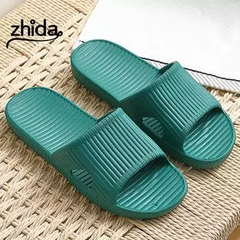 Летние тапочки ZHIDA для женщин, однотонные, для ванной комнаты, на толстой платформе, для мужчин, нескользящие, мягкие, для дома, шлепанцы, удобные, для пляжа 36-37&CHINA фиолетовый