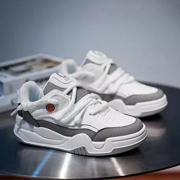 Летние теннисные кроссовки, женские спортивные туфли на платформе на плоской подошве, новинка 2024 года, модная повседневная прогулочная обувь, женская вулканизированная обувь 35 дубильная кора