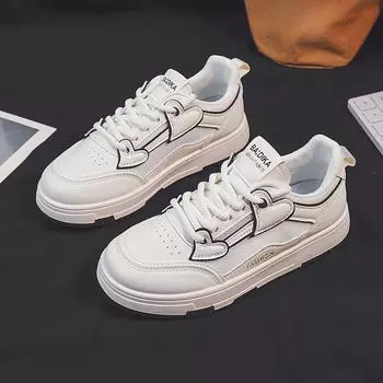 Летние тонкие дышащие белые туфли Женские туфли Летние универсальные туфли на шнуровке Сетчатая поверхность Кроссовки Кроссовки из парусины 35