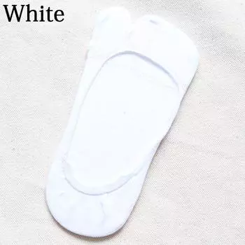 Летние тонкие нескользящие невидимые носки-лодочки с низким вырезом для женщин, носки с двумя пальцами, однотонные дышащие хлопковые носки таби, удобные One Size