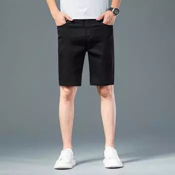 Летние тонкие стильные новые чисто белые свободные прямые джинсы с вышивкой для красивых мальчиков, мужские брюки средней длины, мужские 28 белый