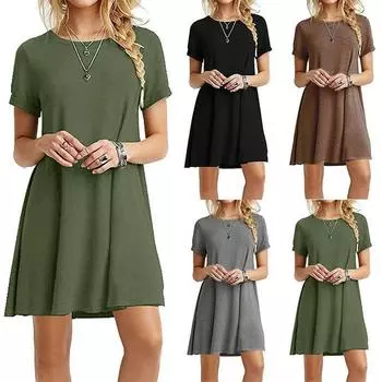 Летние топы, женские повседневные свободные классические футболки, женские базовые рубашки с карманами, однотонные рубашки XL чёрный