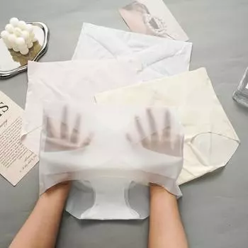 Летние трусики Ice Silk, ультратонкие, легкие, корректирующие, нижнее белье, женские, утягивающие, с эффектом подтяжки бедер, бесшовные, корректирующие трусы M/L белый