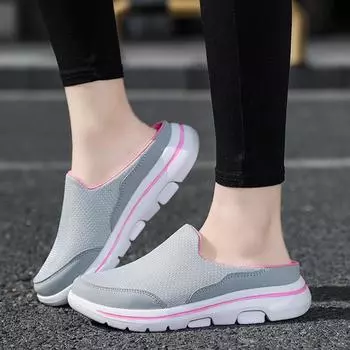 Летние туфли на плоской подошве для пары, повседневные туфли больших размеров для мужчин и женщин, дышащие домашние тапочки, тапочки больших размеров 35-46 35