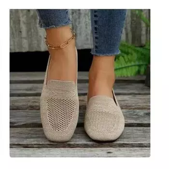 Летние туфли Plus Flat Single для женщин, повседневная обувь на одну ногу EU42/CN43