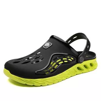 Летние удобные мужские садовые сабо, мужские уличные сабо из ЭВА, повседневные сандалии, мужские пляжные тапочки, водная обувь, сандалии для бассейна 40