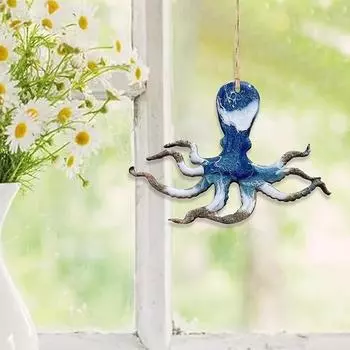 Летние украшения на морскую тематику, яркие подвесные украшения Ocean S Oath, милые акриловые морские животные для рождественской елки, пляжная тема