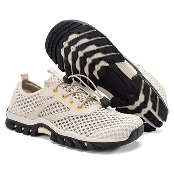 Летние уличные мужские кроссовки, дышащая сетчатая повседневная обувь с эластичной лентой, мужская походная водонепроницаемая нескользящая обувь для прогулок, Zapatos 39