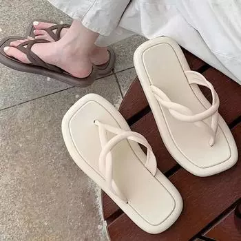 Летние уличные сандалии для отдыха на природе Повседневные шлепанцы Новые женские тапочки Модные пляжные сандалии для отдыха 36-37