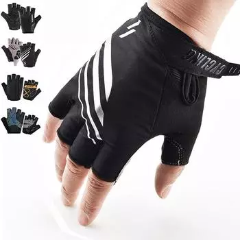 Летние велосипедные перчатки без пальцев для мужчин и женщин, гелевые перчатки для шоссейного велосипеда, MTB, спортивные противоскользящие горные перчатки XXL