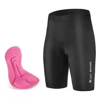 Летние велосипедные шорты эластичные дышащие брюки для верховой езды на открытом воздухе противоударные подушки велосипедное нижнее белье Female-M