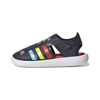 Летние водные сандалии adidas с закрытым носком J All-Day Fun Kids Кроссовки Blue Legend-Ink Bold-Orange GY2459 28
