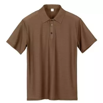 Летние высококачественные быстросохнущие мужские рубашки поло из ледяного шелка с воротником-стойкой S