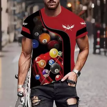 Летние забавные повседневные мужские футболки с 3D принтом, модная спортивная одежда с круглым вырезом и короткими рукавами, уличная одежда, топы большого размера XL