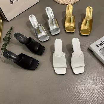 Летние женские босоножки на танкетке 2024 летние босоножки с открытым носком винтажные нескользящие повседневные женские тапочки на платформе в стиле ретро 35