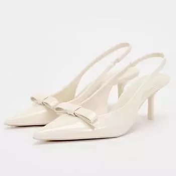 Летние женские босоножки на высоком каблуке, элегантные женские модельные туфли с бантом, модные вечерние, свадебные, с открытой пяткой, сексуальные женские модельные туфли на шпильке 40 чёрный