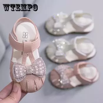 Летние женские кожаные сандалии для девочек, милая обувь принцессы, детская танцевальная обувь, детские сандалии для малышей, обувь высшего качества для девочек 15 розовый