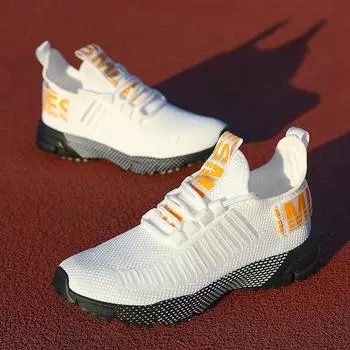 Летние женские кроссовки для бега, нескользящие, спортивные, для активного отдыха, дышащие, модные, на платформе, сетчатые, повседневные, спортивные, походные, обувь Tenis De Moda 36 чёрный