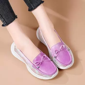 Летние женские кроссовки, удобные повседневные лоферы на плоской подошве для медсестер, мягкие пляжные прогулочные спортивные туфли, легкие слипоны EU: 35 синий