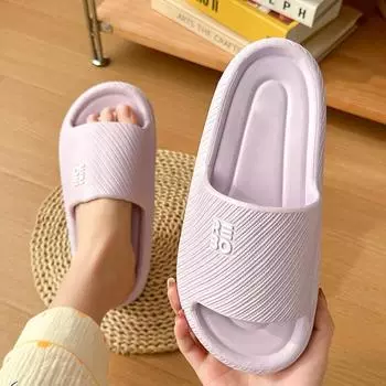 Летние женские модные домашние повседневные тапочки 36 розовый