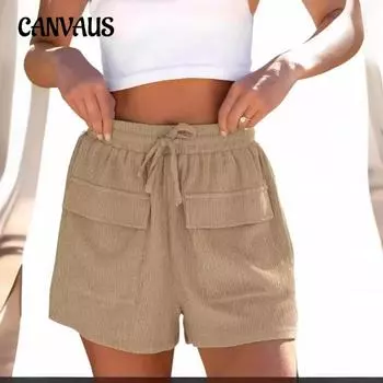 Летние женские модные дышащие спортивные шорты для домашнего комфорта S чёрный