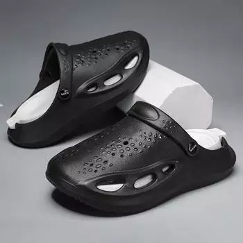 Летние женские мужские резиновые тапочки фуксия мужская повседневная обувь натуральная мужская шлепанцы мокасины для лета мужские сандалии детский теннис 40 чёрный