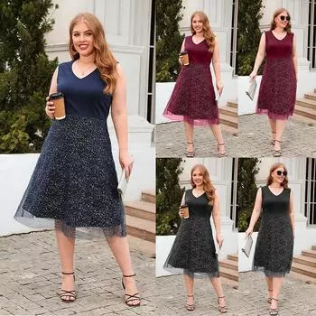 Летние женские платья для женщин, одежда, вечернее платье без рукавов, женские повседневные платья, элегантное платье, женское платье, платья до колена, большие размеры XXXXL