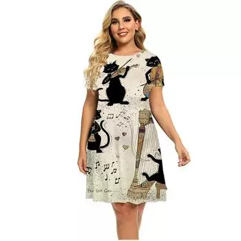 Летние женские платья с круглым вырезом и цифровым 3D принтом, обтягивающее короткое сексуальное платье, повседневное тонкое летнее женское платье с бедрами, Vestidos M