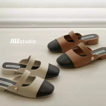 Летние женские полутапочки для улицы, модные пляжные тапочки в тон, домашние тапочки-мешки для улицы 36 чёрный