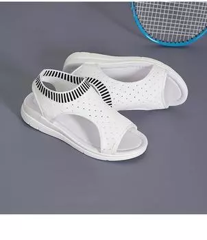 Летние женские сандалии больших размеров из дышащей сетки Flyknit: Универсальный, Удобный Европейский и Американский стиль 40