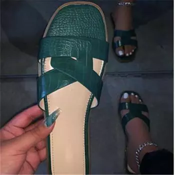 Летние женские сандалии, модные новые повседневные туфли на плоской подошве большого размера, верхняя одежда, пляжные тапочки 36 белый