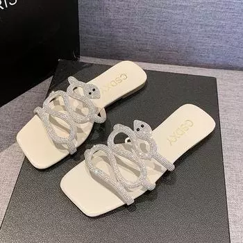 Летние женские шлепанцы, черно-белые дизайнерские брендовые модные женские тапочки на плоской подошве с открытым носком, домашние шлепанцы, повседневные сандалии, хит продаж 35 чёрный