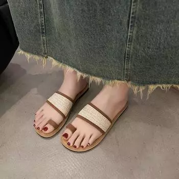 Летние женские тапочки-гладиаторы, модные элегантные туфли на мягкой подошве, шлепанцы, повседневные пляжные шлепанцы, сандалии 35