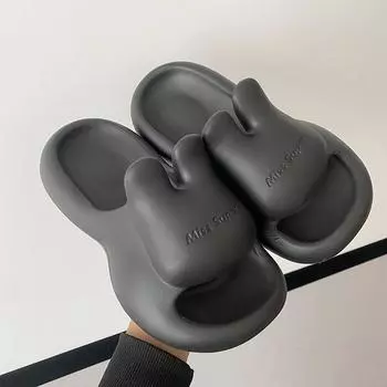 Летние женские тапочки из материала ЭВА, мягкие, удобные, милые, простые, модные и домашние тапочки. 36 красный