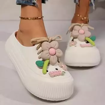 Летние женские тапочки, милые украшения, сандалии на платформе, повседневные уличные сандалии, пляжные сандалии, нескользящие тапочки, домашняя обувь 40EU/CN41