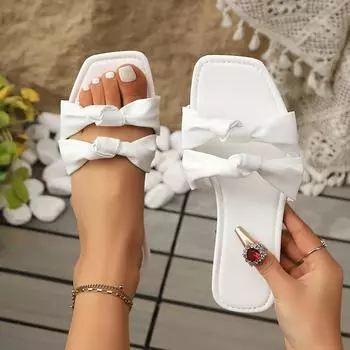 Летние женские тапочки, новые роскошные плоские тапочки, уличные пляжные сандалии, брендовая дизайнерская обувь, женские тапочки большого размера для женщин 37