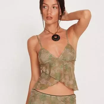 Летние женские топы без рукавов с цветочным принтом и v-образным вырезом, модная футболка без рукавов, женская повседневная винтажная пляжная одежда S синий