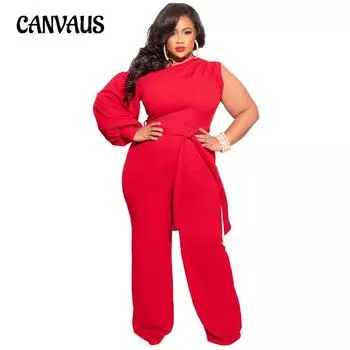 Летние женские топы больших размеров, брюки, широкий брючный костюм L белый