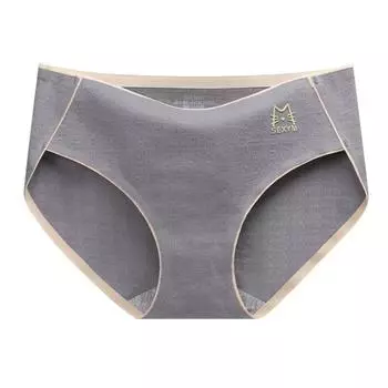 Летние женские трусы со средней талией, однотонные, с подъёмом ягодиц, хорошая воздухопроницаемость, эластичные, быстросохнущие, спортивные повседневные трусы, женские трусики M
