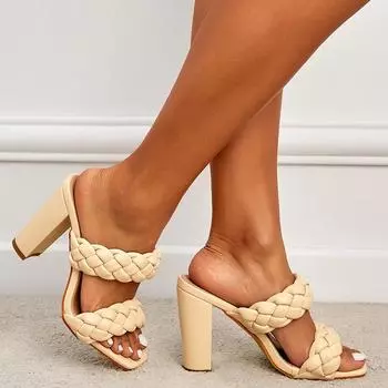 Летние женские туфли на каблуках 11 см, кожаные туфли на массивном блочном каблуке, мюли, женские туфли-лодочки, фетиш-обувь для ночного клуба 42 красный