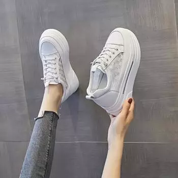 Летние женские туфли на танкетке с дышащей сеткой на платформе 2023 года — улучшите свой стиль с помощью комфорта 33