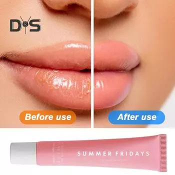 Летний бальзам для губ с маслом Веганские воски Смягчают губы Легкий блеск Увлажняют Успокаивают губы Гидратация Легкий тонированный крем Сладкий сахарный бальзам для губ Уход за губами розовый