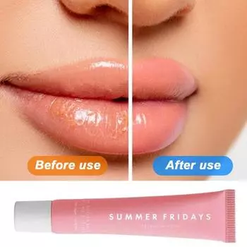 Летний бальзам для губ с маслом Веганские воски Смягчают губы Легкий блеск Увлажняют Успокаивают губы Гидратация Легкий тонированный крем Сладкий сахарный бальзам для губ розовый