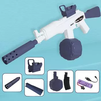 Летний бассейн, задний двор, высокое давление, водная игрушка большого радиуса действия, детская игрушка для сквирта синий